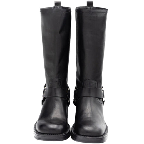 Chiarini Bologna Stivali Stivali Donna con dettagli ricamati Nero - Francavilla Moda